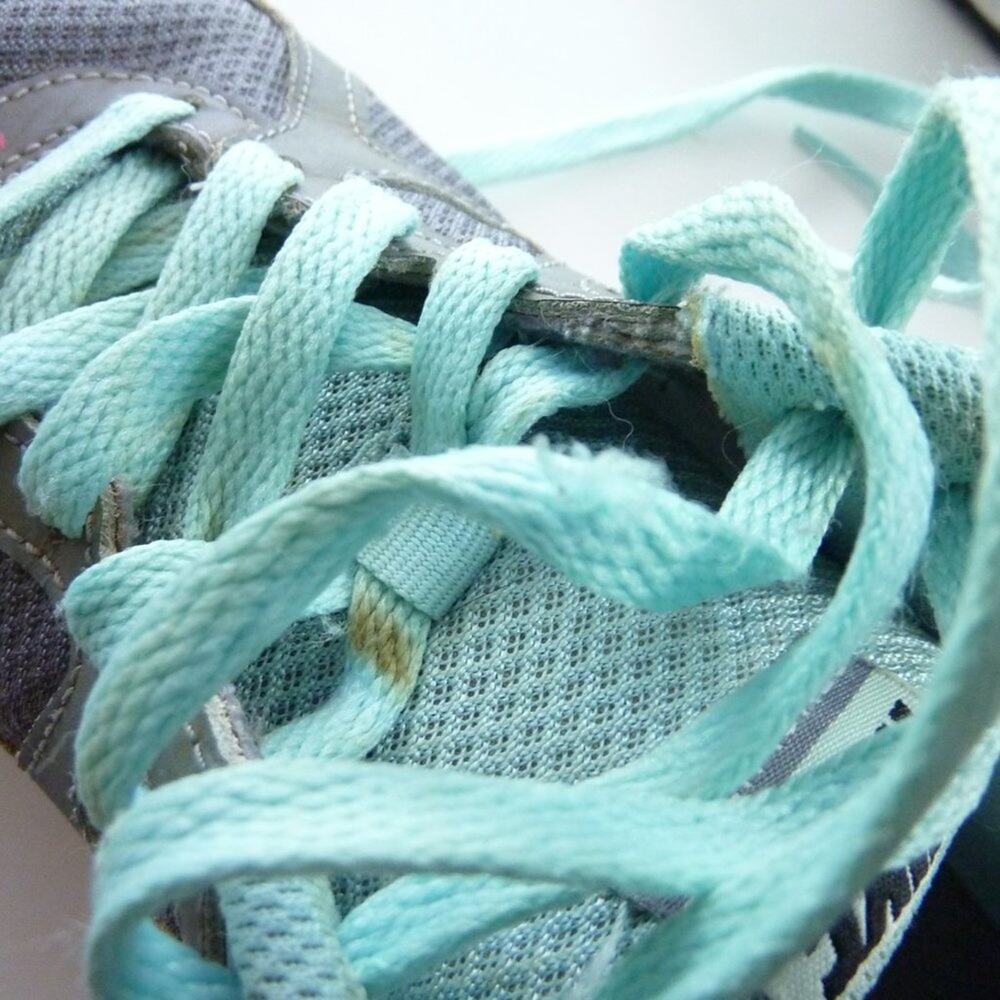 Nike Revolution Running Shoes Sneakers Size US 7.5 Gray Pink Blue - Picture 8 of 8